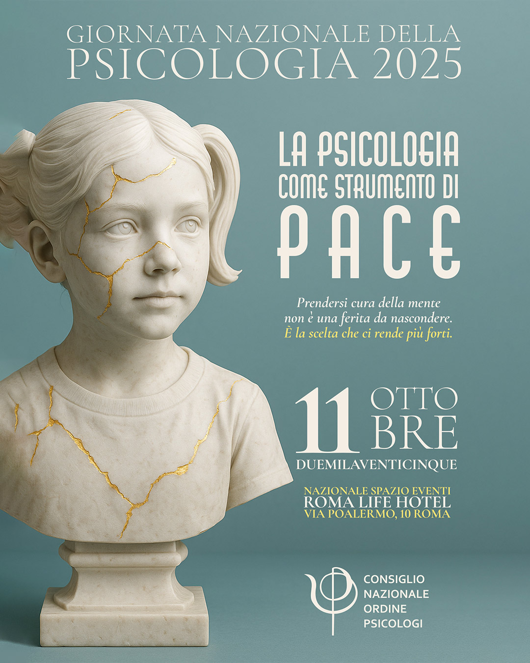 Manifesto Giornata Psicologia 2025, soggetto anziana